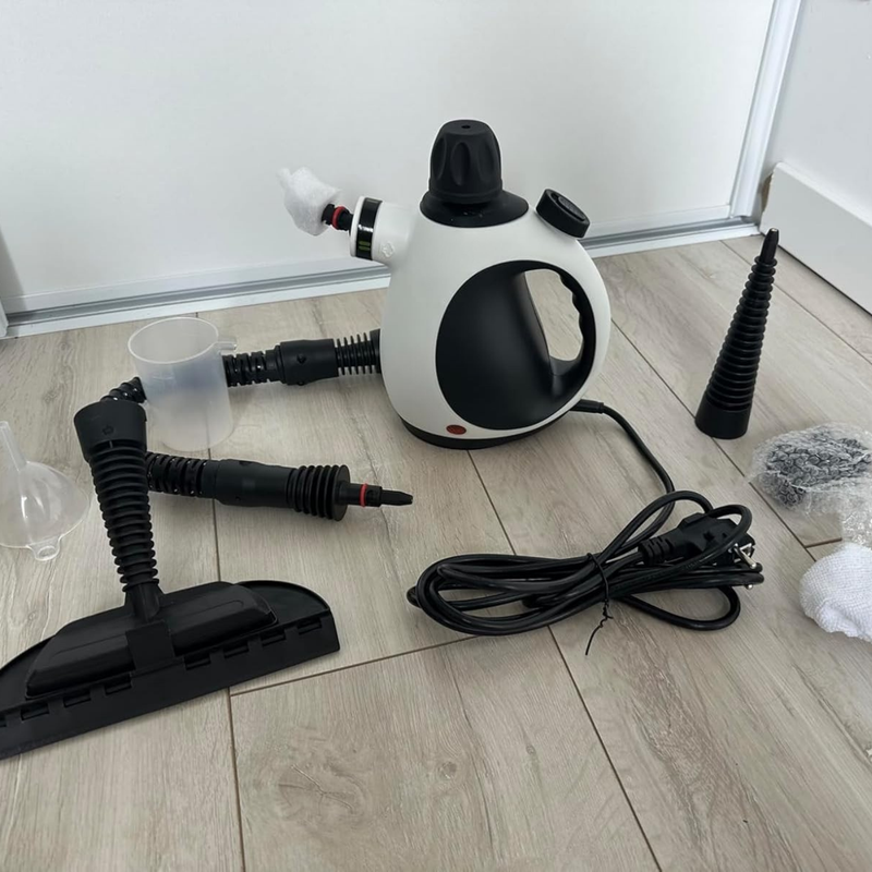 Nettoyeur Vapeur Multifonction Premium | Pack Complet 9 Accessoires | 135°C Haute Température